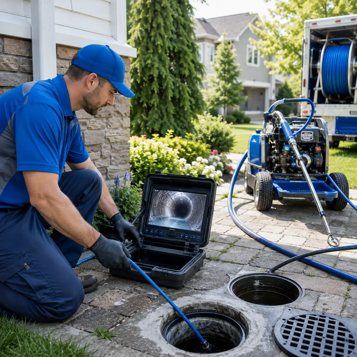 Outdoor drain cleaning professionals serving Davidson, OK